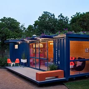 converted shipping container