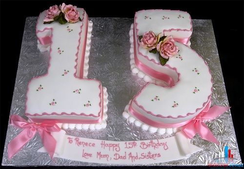 торт для девочки на 15 лет