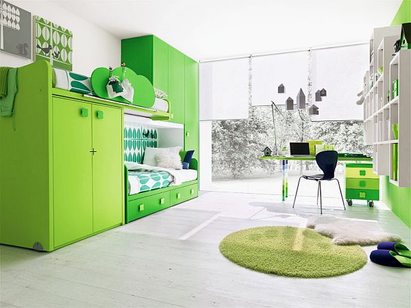 contemporary-kids-room-green