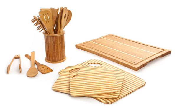 Кухонные аксессуары из бамбука