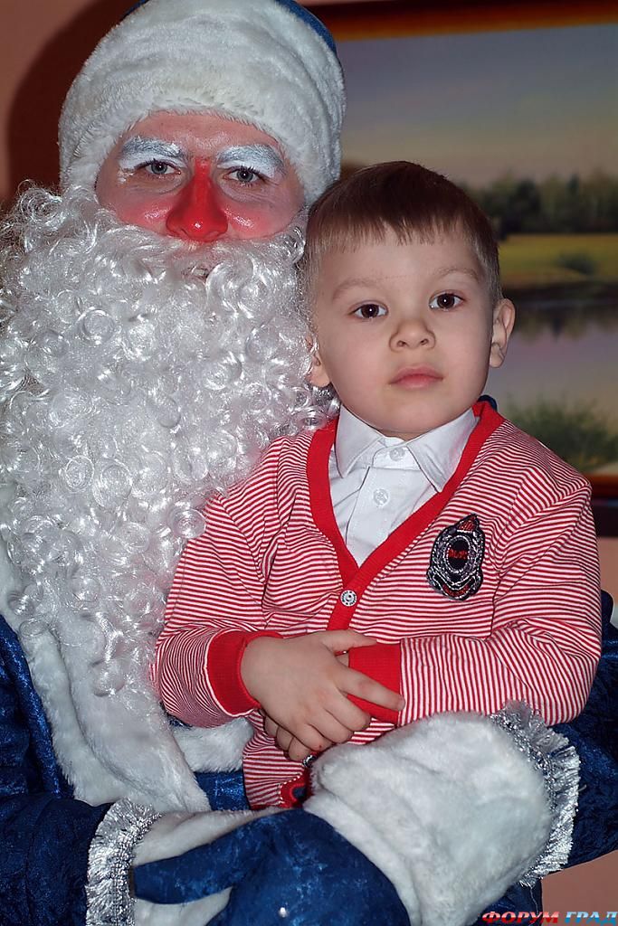 Федя с Дедом Морозом