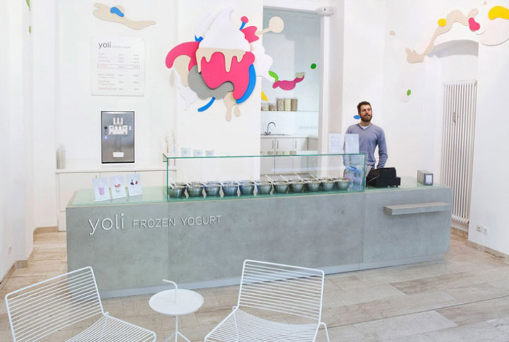 Магазин Yoli – frozen yogurt в Берлине