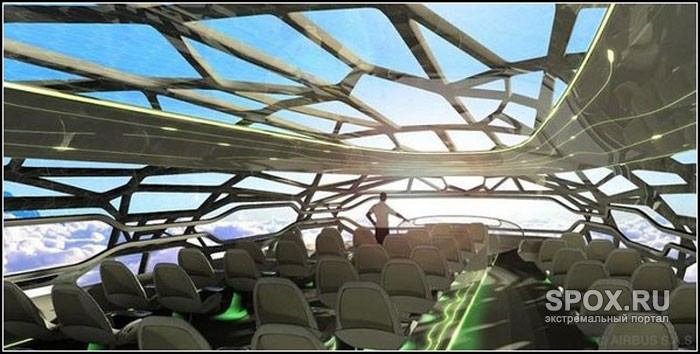 Авиалайнер будущего Concept Cabin от компании Airbus