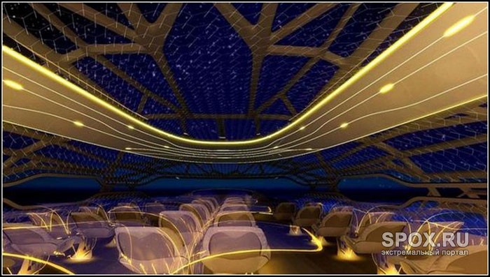 Авиалайнер будущего Concept Cabin от компании Airbus