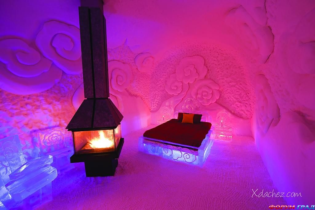 Номер в отеле Hotel de Glace