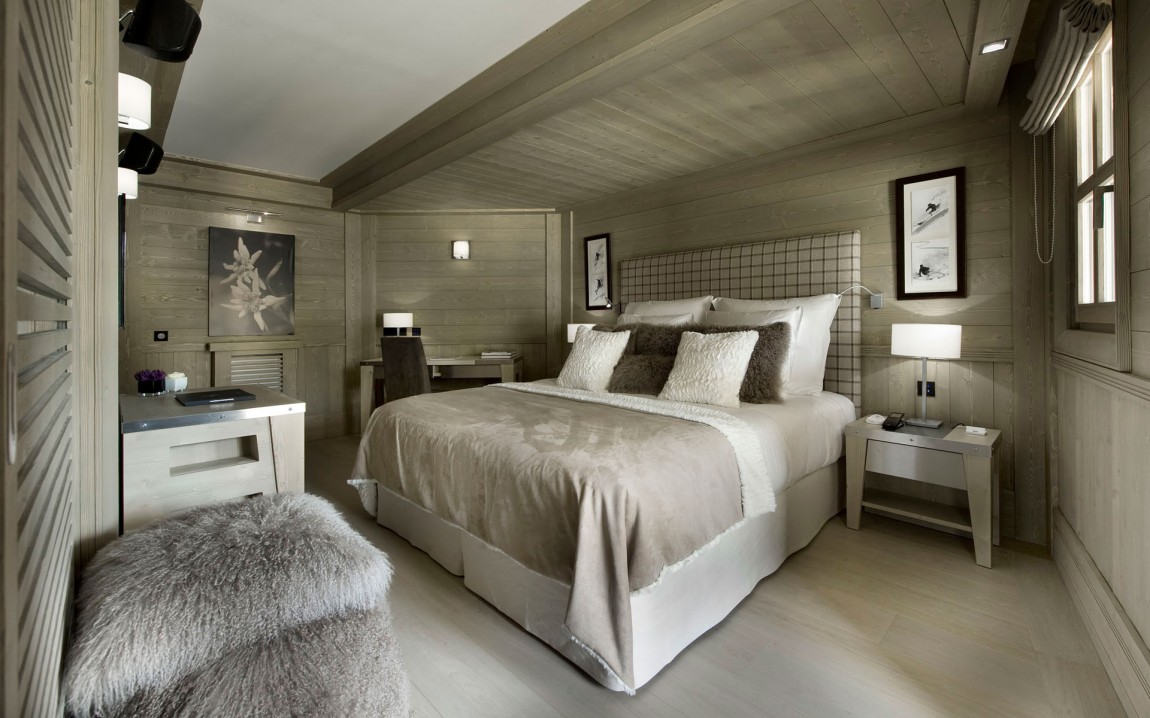 Роскошный дизайн интерьера Chalet Karakorama в отельном комплексе Hotel Le K2 в Куршевеле 1850, Франция