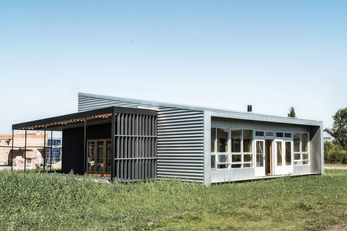 Проект экологически чистого дома Upcycle House из вторичных материалов () Проект экологически чистого дома Upcycle House из вторичных материалов