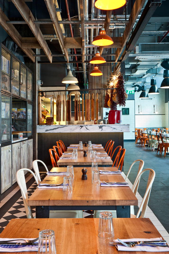 Ресторан в торговом центре Westfield Stratford City