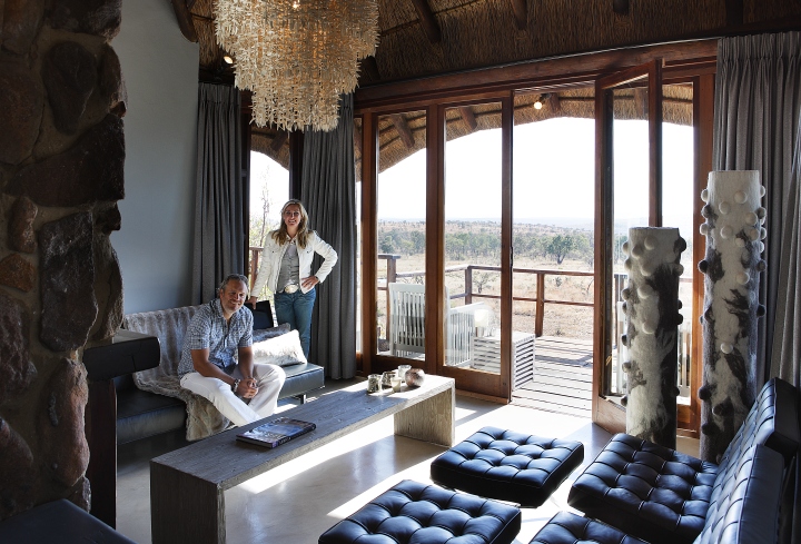 Необычный отель Mhondoro Game Lodge в Южной Африке