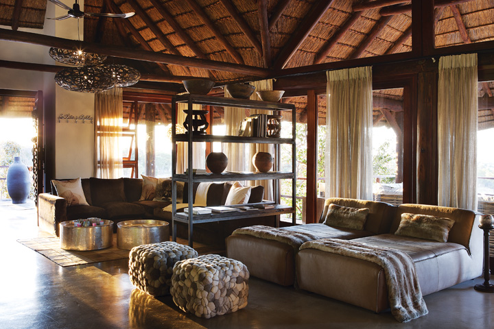 Необычный отель Mhondoro Game Lodge в Южной Африке