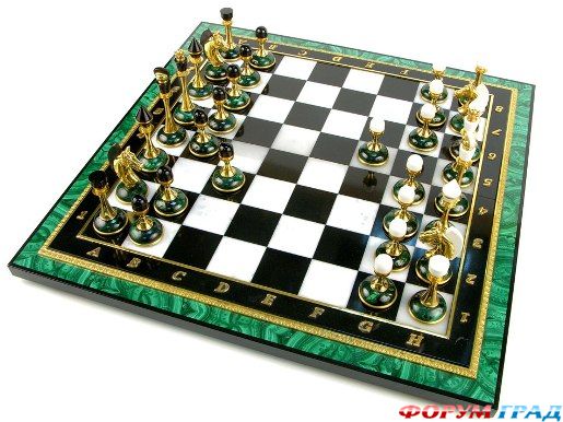 малахит в шахматах