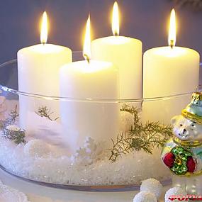 Рождественские адвент-свечи