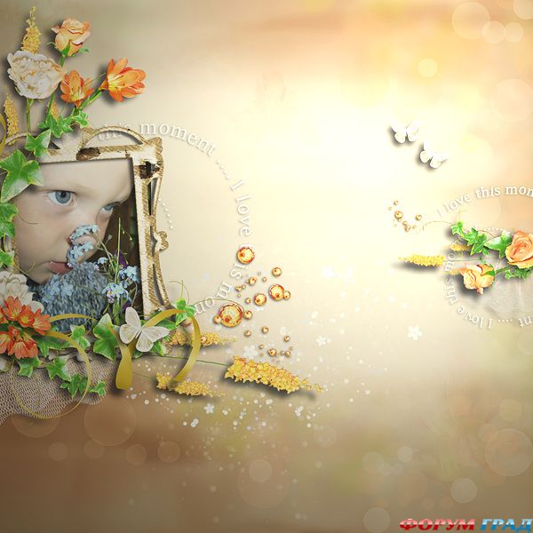 Детский скрап-набор I Love This Moment Детский скрап-набор I Love This Moment