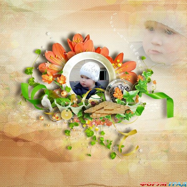 Детский скрап-набор I Love This Moment Детский скрап-набор I Love This Moment