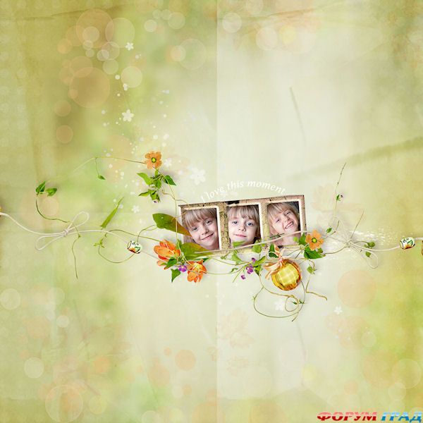 Детский скрап-набор I Love This Moment Детский скрап-набор I Love This Moment