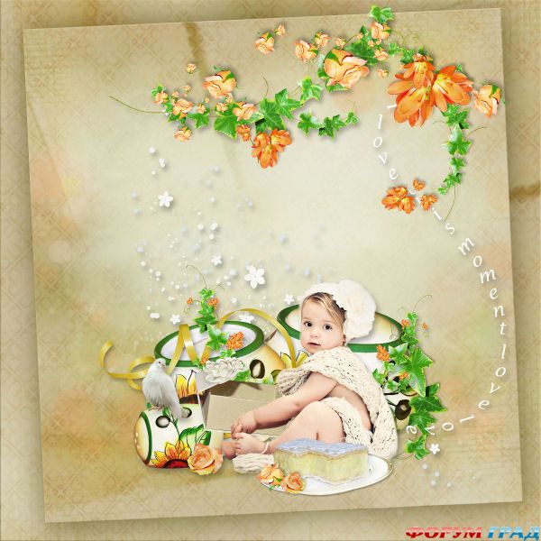 Детский скрап-набор I Love This Moment Детский скрап-набор I Love This Moment