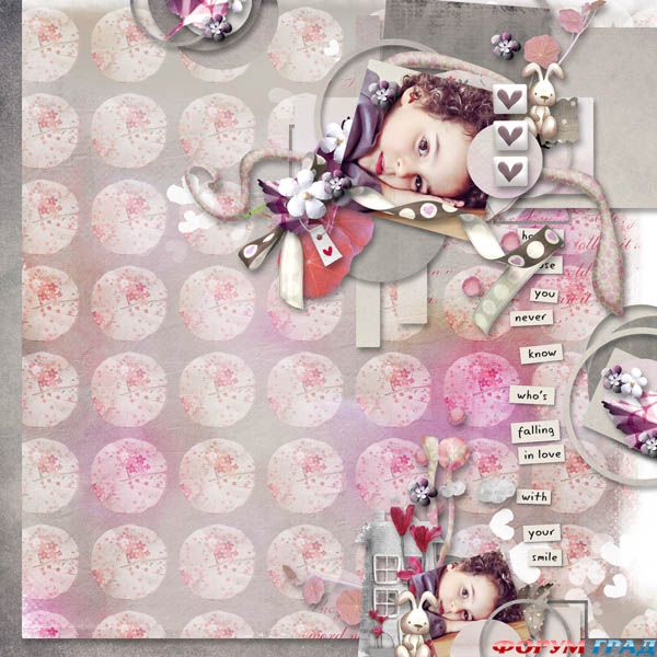 Романтический скрап-набор My Family Love Романтический скрап-набор My Family Love