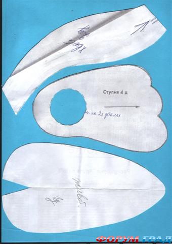 выкройки кошек, детали 3