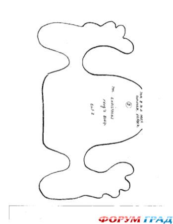 выкройки мягких игрушек, выкройка лягушки выкройки мягких игрушек, выкройка лягушки