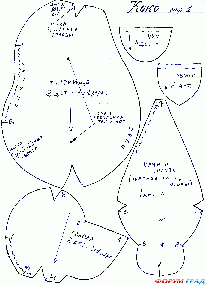 мишка тедди выкройка