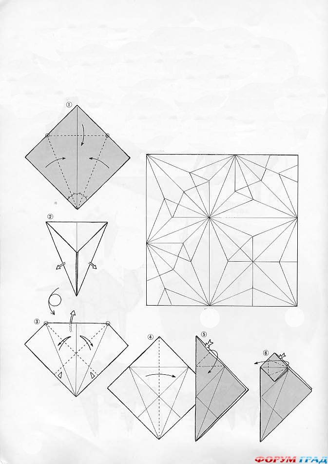 схемы оригами кенгуру