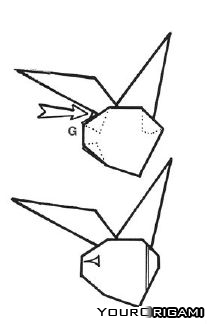 схема оригами манигами