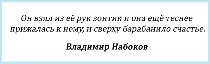 Цитата из Владимира Набокова