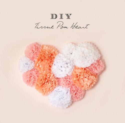 DIY - Сердце из помпонов для свадебного декора