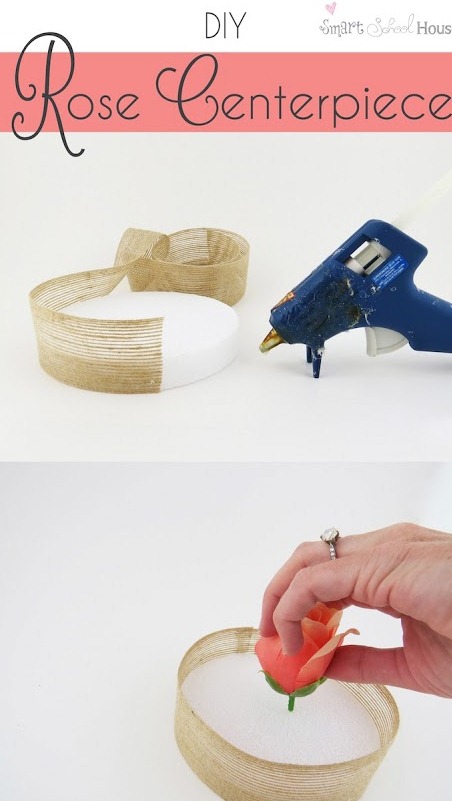 Элегантный DIY проект из персиковых роз