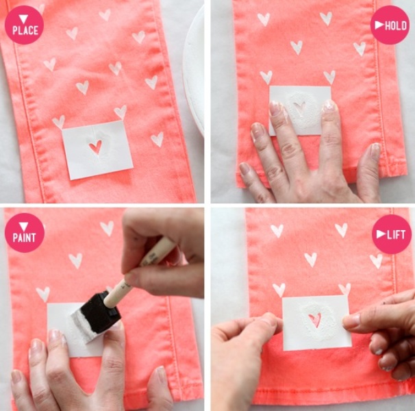 sweet-and-girly-diy-painted-heart-jeans-4