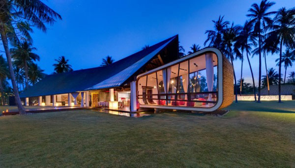Villa Sapi на острове Ломбок - вид снаружи