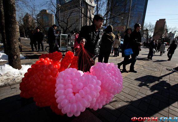 Сердца из шаров