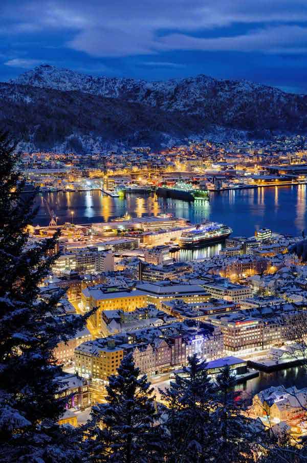 Берген мегаполис в Норвегии