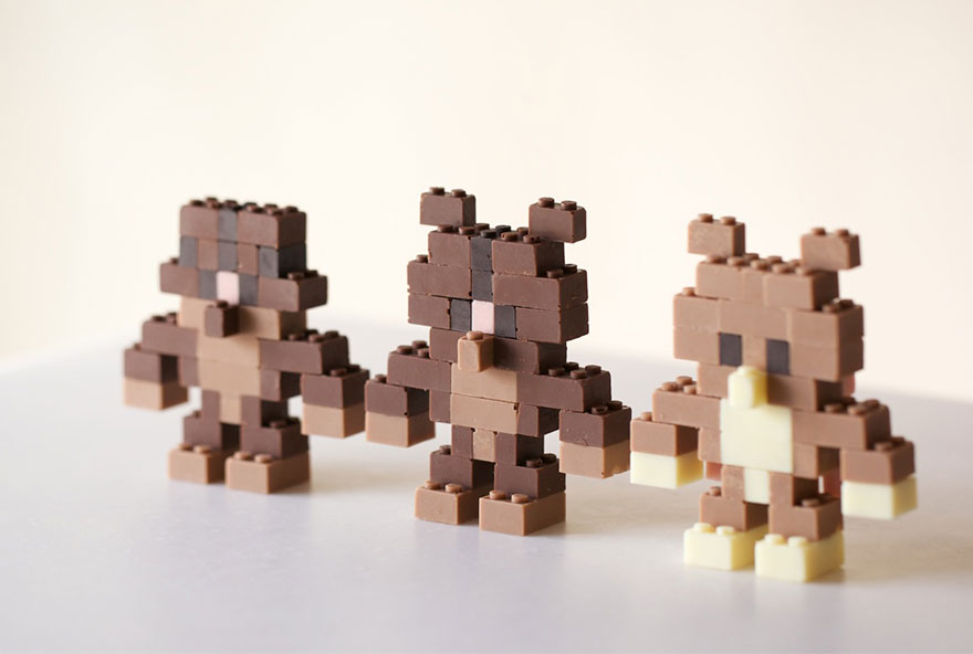 Шоколадное LEGO