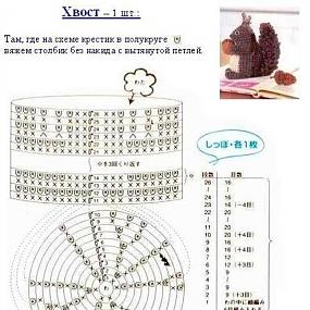 вязаная белка