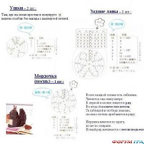 вязаная белка