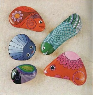 камни рыбки