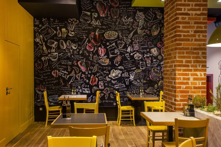 Дизайн ресторана  Trops.food fast food restaurant в Софии