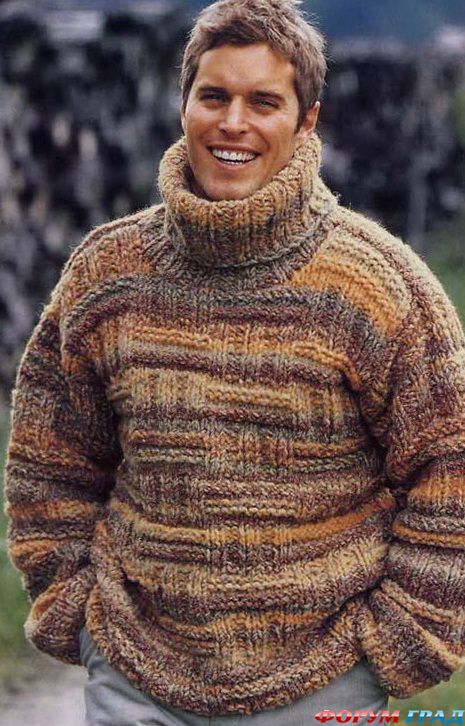 Re: Вяжем мужские свитера