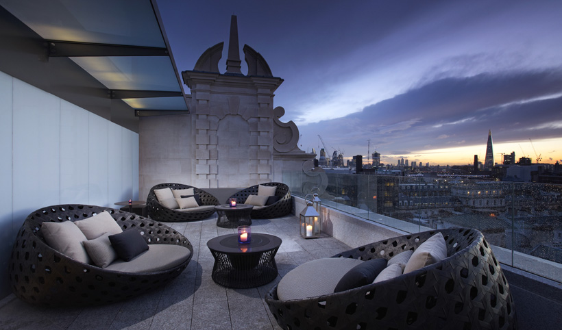 Панорама из Me London Hotel