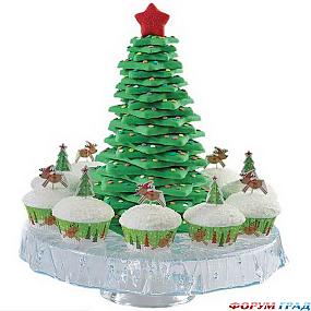 украшение рождественских кексов