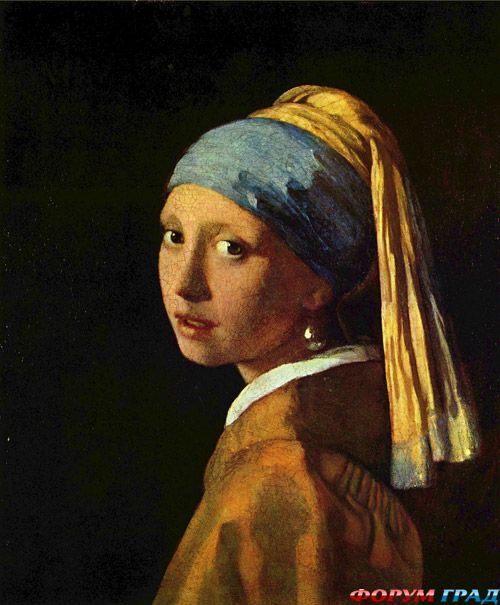 Картина Яна Вермеера - Девушка с жемчужной сережкой