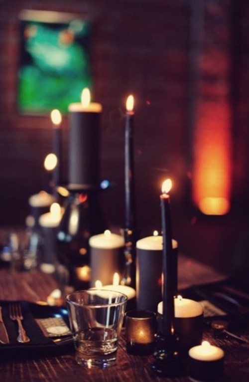 Свечи в оформлении свадьбы