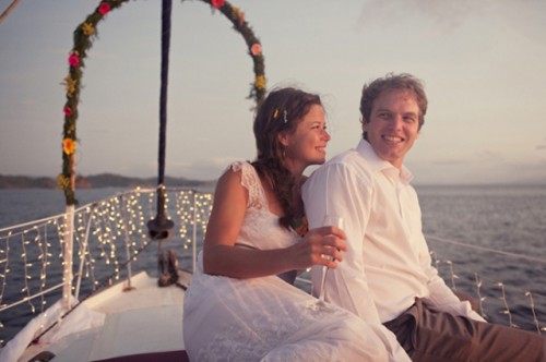 Свадьба на побережье в Никарагуа