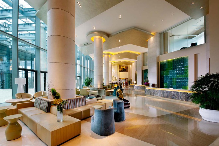 Прихожая отеля Holiday Inn Shanghai Pudong Kangqiao