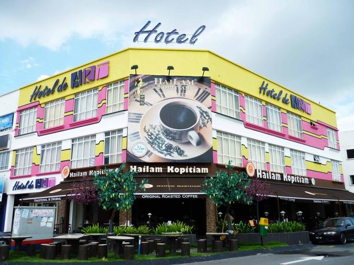 Дизайн отеля Hotel De Art в Малайзии