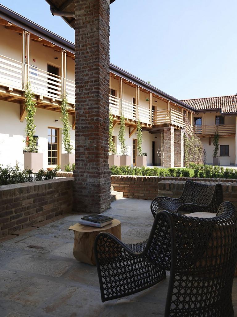 Терраса Hotel Mulino Grande в Италии