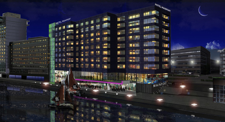 Интерьер отеля Mainport Hotel