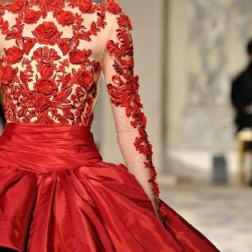 Красное платье для невесты