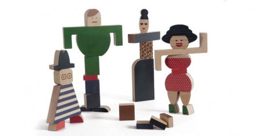 Деревянные игрушки в форме людей